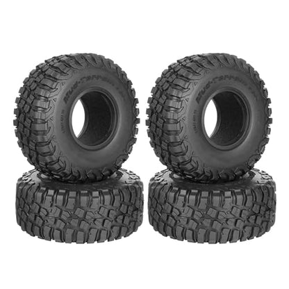 1.55 inch Tires Rubber Tyres for 1:10 RC Crawler Car D90 TF2 Tamiya CC01 LC70 MST JIMNY 90069 (95mm, B) - color: 95mm, B