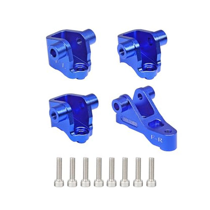 Aluminum Link Mounts Suspension Links Axle Mount Set for 1/10 RC Crawler Car TRX4 Upgrade Parts-Replaces Part 8227-Navy Blue - color: Navy Blue