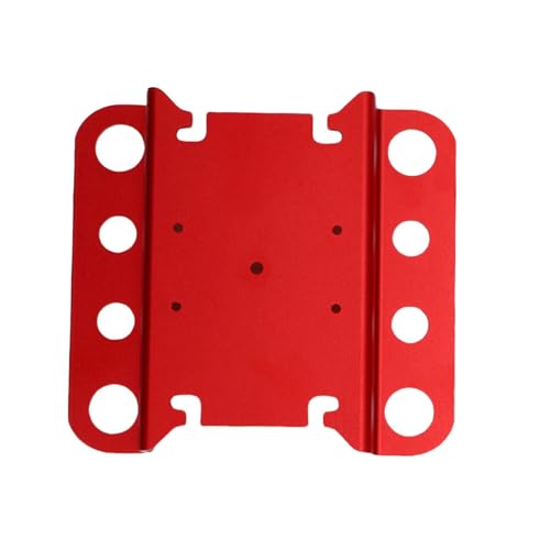 360 Degree Rotation Stable Flexible RC Car Work Stand for 1/10 1/8 Scale Simulation Climbing Vehicles Alloy (Red) - color: Red