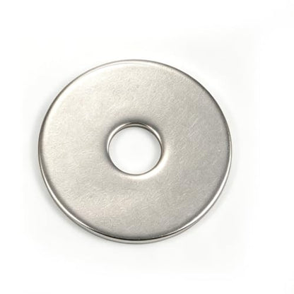 ZQZ 116Pcs 1/4" x 1" Flat Washers, 304 Stainless Steel Fender Washers, Standard Stainless Steel Washers for Screws - size: S-1/4" x 1"-116 Pieces