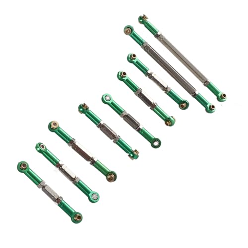 Metal Steering Linkage Rods Set, High Strength Durability Upgrade, RC Parts for FY 01 02 03 04 05 07 12428 12423 Q39 Model Car Truck