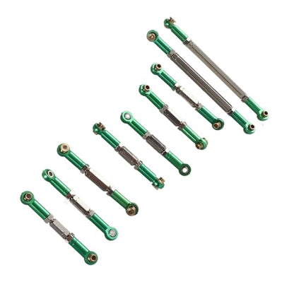 Metal Steering Linkage Rods Set, High Strength Durability Upgrade, RC Parts for FY 01 02 03 04 05 07 12428 12423 Q39 Model Car Truck