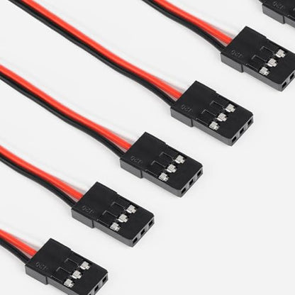 14PCS JR Style Servo Extension Cable, 1 JR Male to 1 Female JR Y Harness, 50cm/60cm/100cm Male to Female Servo Extension for RC Car ect. (50cm*6pcs, 60 * 6pcs, 100cm*2pcs, Total 14pcs) - size: 50/60cm 6pcs & 100cm 2pcs(1 JR Male to 1 Female)