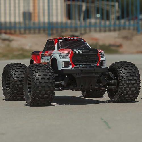 ARRMA 1/10 Granite 4X4 223S BLX BRUSHLESS RC Monster Truck RTR, RED | with DSC, Batteries and Charger Not Included, ARA4302V4T2 - color: Red