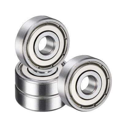 uxcell 4 Pack 626ZZ Deep Groove Ball Bearings, 6x19x6mm Chrome Steel Double Shield Bearing for Electric Motor, Home Appliances, Garden Machinery, (ABEC5) - size: 626ZZ