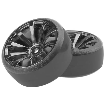 OD62mm Hard Plastic RC Drift Car Tires & Wheel Rims 12mm Hex Tyre & RC 1/10 Drift Tires W/Plastic Wheel Rims 12mm Hex