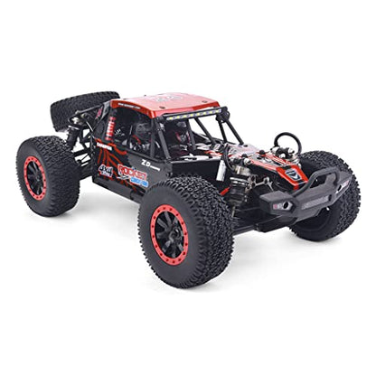 1/10 Scale 4WD RC Car DBX-104 Desert Buggy, Brushed Motor High Speed Off-Road Remote Control Truck, 2.4GHz All Terrain Hobby Vehicle for Adults-RED