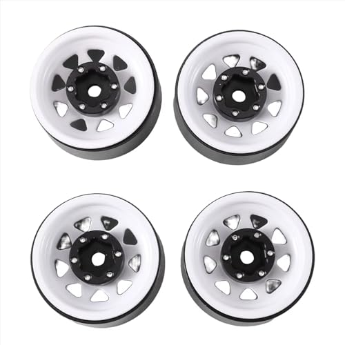 RC Models Parts For Axial For SCX24 For AX24 For TRX4M For FCX24 For 1/18 1/24 RC Crawler Car 1 IN Beadlock Wheel Rim Deep Dish Negative Offset 3.78mm Hub