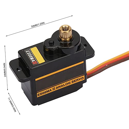 Servo Motor Metal Gear - High Speed Analog Gear Waterproof | Precision Control Angle Digital Torque for RC Helicopter Mechanical Arm Car Boat Robot Drift Buggy Crawler Model Plane