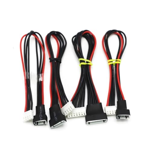 Jst-xh 2S 3S 4S 6S 20cm 22awg Silicone Wire Lipo Balance Wire Extension Charged Cable Lead Cord for RC Battery Parts Upgrade Replacement Use RC Car DIY Parts(6s) - size: 6s