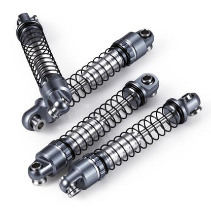 4PCS/1Set Aluminum Shocks 22mm 25mm 28mm Extended Absorber Damper 1/30th for AXIAL SCX30 RC Crawler Car Upgrade Parts - size: 25mm
