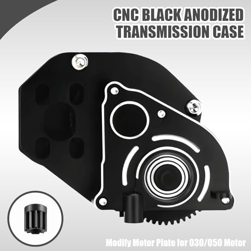 RC Vehicle Transmission Gearboxes for Axial RC Truck 1/24 SCX24 with Steel 0.3 Mod Transmission Gear