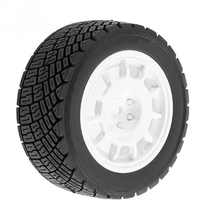 for 1/10 RC Model for Rally Car Upgrade Parts for Racing Tires 4PCS 78 * 30mm 12mm Adapter Decorative Spare Replace Models RC Replacement Parts