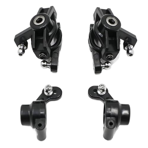 RC Crawlers Components For Wltoys 124018 124019 124016 124017 144001 144002 144010 Steering Cup C-Hub Carrier Rear Hub Carrier Set RC Car Spare Parts Replacement Car Accessories