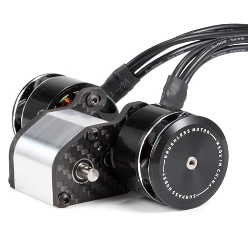 Ultralight Dual Motor Transmission 62g Aluminum LCG Transmission Gearboxes 48P Overdrive Dig Tiny Gearbox for 1/10 RC Crawler LCG Cheater Rig (Silver) - color: Silver