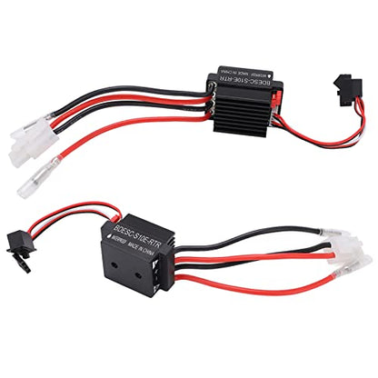 Alomejor 550 Brushed Motor with 320A ESC Set Car Copper Windings Strong Magnet, Bidirectional Bearings for RC Rock Crawler (12T) - size: 12T