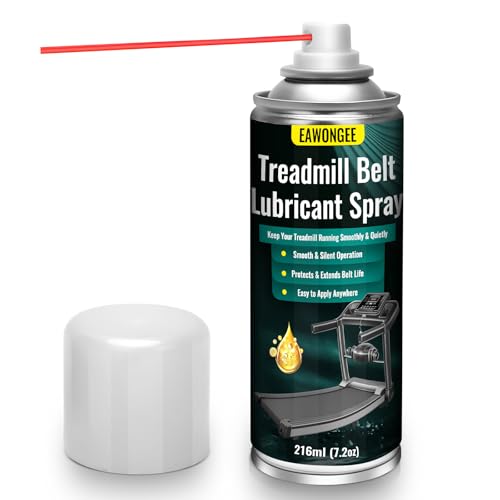 EAWONGEE Treadmill Belt Lubricant Spray 7.2oz | Precision applicator tube, heat-resistant, no disassembly needed, for treadmill, elliptical, exercise bike, fitness belts - size: 1 Pack