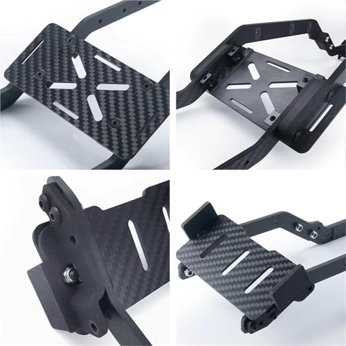 RC Cars Crawler Parts Compatible with TRX-4 1/10 RC Car Upgrade Parts ABS Girder Frame for Chassis Rails with Battery Tray Mount