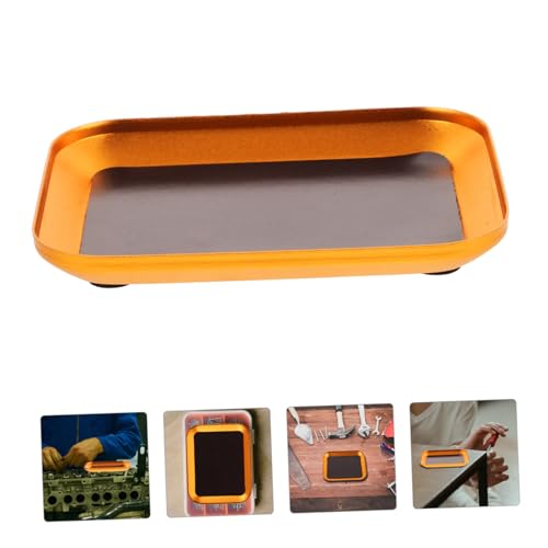 Aluminum Alloy RC Screw Tray Magnetic Gasket Model Car Parts Organizer Sturdy Storage Tool for Hobbyists and RC Repair