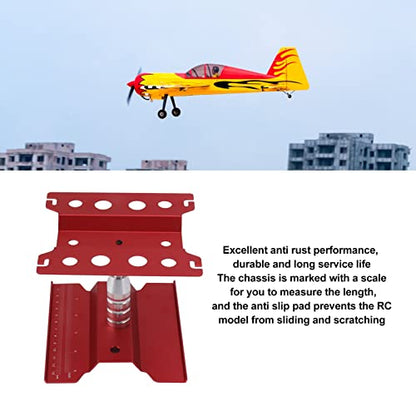 AYNEFY Rc Car Work Stand,Aluminum 360 Degree Rotation RC Car Maintenance Workstation Repair Table RC Car Display Bracket for Off Road Vehicle Shipping Drafting Tables(Red) - color: Red