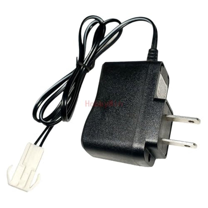 9.6V NiMh NiCd Battery US Charger 250mA EL-2P Female Plug for RC Car Off-Road Truck Speed Boat (Rev Plug)