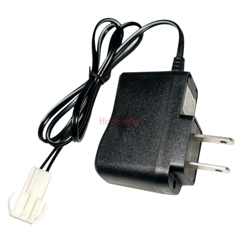 9.6V NiMh NiCd Battery US Charger 250mA EL-2P Female Plug for RC Car Off-Road Truck Speed Boat (Rev Plug)
