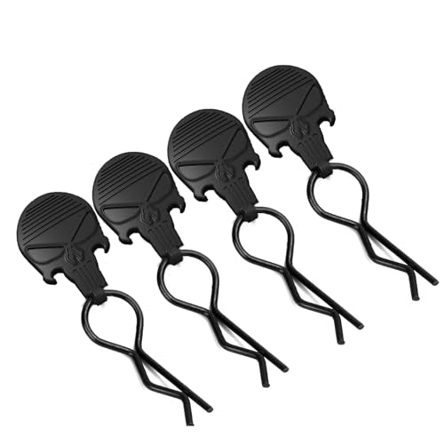 STMU 30pcs Universal RC Car Body Clips w/Pull Tabs R Pins for 1/10 Scale Losi Arrma Axial and All 1/10 Redcat HPI HSP Exceed Truck Buggy Shell Replacement Parts (1:10(30PCS)) - size: 1:10(30PCS)