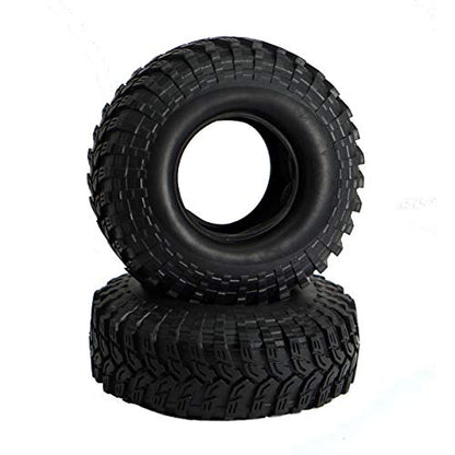 4Pack Vgoohobby Super Larger 4.48" Outer Diameter RC Crawler Tires,1.9" Tires with Foam Inserts Compatible with Axial SCX10 90047 D90 D110 Tamiya CC01 Traxxas TRX-4 1/10 RC Crawler Truck