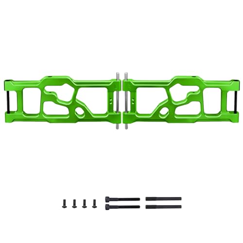 Aluminum Rear Lower Suspension Arms for ARRMA Kraton 8S BLX 1/5 Scale RC Truck (1 Pair), Replaces ARA330590 Upgrades (Green) - color: Green