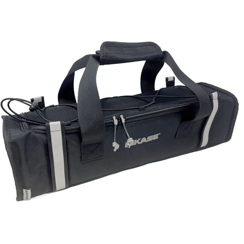 Battery Rack And Carry Bag For Ebike - Flame Resistant Material With Inner Liner And Foam Protection For Extra Ride Storage