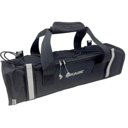 Battery Rack And Carry Bag For Ebike - Flame Resistant Material With Inner Liner And Foam Protection For Extra Ride Storage