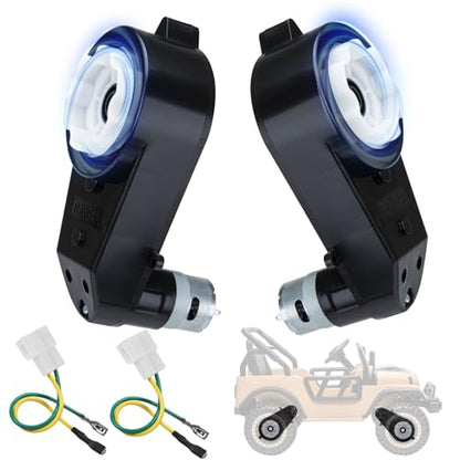 24V Powered Wheels Motor Upgrade 2PCS RS555 High Speed 40000RPM | Powered Wheels Motor Compatible with Most Ride On Toys, Kids Electric Cars for Powered Wheels Replacement Parts