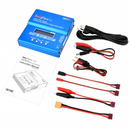 SKYRC iMAX B6AC V2 AC/DC Dual Power Professional LiPo Battery Balance Charger/Discharger | Lipo Battery Charger for 1-6S LiPo/Li-ion/LiHV/LiFe, 1-15S NiMH/NiCd, 2-20V Pb Battery