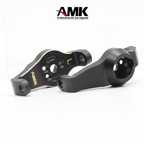 TRX4 Brass Caster Blocks C-Hubs Steering Knuckle Rear Axle Mount Housings Inner Brass Counter Weight for 1/10 RC Crawler TRX6 TRX4 Upgrade Parts (A 6-in-1)