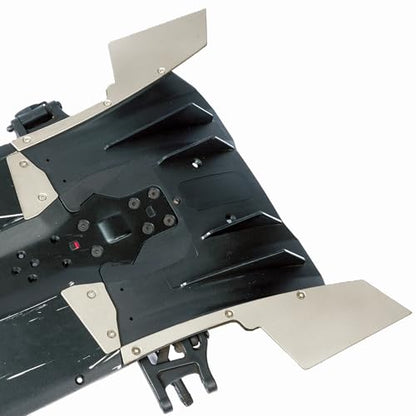Titanium Sparking Skid Plate Guard for Arrma 6S 1/7 Infraction/Limitless/Felony | 2mm Thick Chassis Armor Undershield Protector,Skid Plate Protect Chassis Upgrade Part Bottom Cover-Titanium A - color: 6s 1/7 Infraction/Limitlessv1/Felony-titanium a