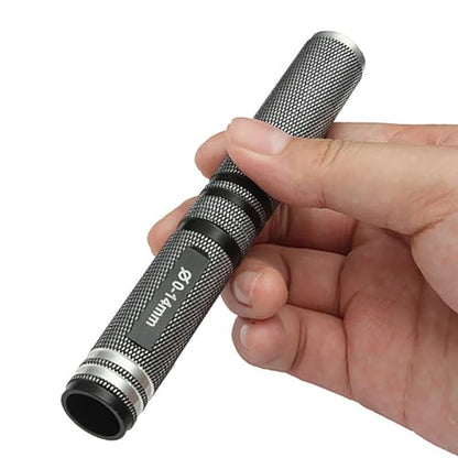Stainless Steel RC Car Hole Opener – Remote Control Body Punch, Precision | Drill Tool, Φ14mm Accessory | Lightweight Anti-Rust Ergonomic Handle for Vehicle Body Modification Hobby Projects - color: Black