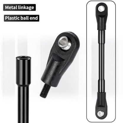 8PCS Aluminum Alloy Link Rod Linkage Wheelbase | Upgrade Parts, For 1/10 D90, RC Crawler Car Whole Car