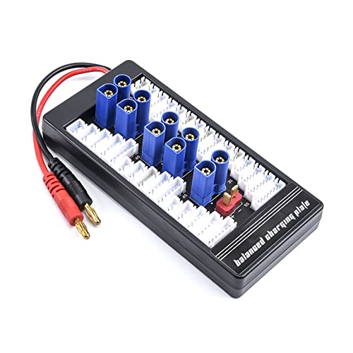 YoungRC EC5 Parallel Charging Board 2S-6S Lipo Battery Balance Charge Board Expansion Board for RC Drone Helicopter Battery Charger