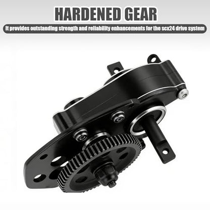 RC Vehicle Transmission Gearboxes for Axial RC Truck 1/24 SCX24 with Steel 0.3 Mod Transmission Gear