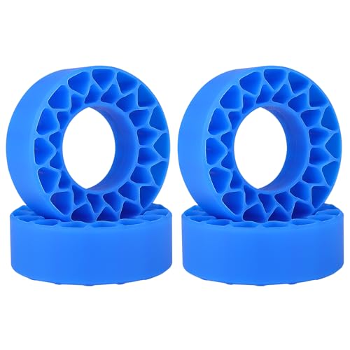 HobbyPark 1.0 Tires Silicone Inserts Foam fit 56-58mm*24mm for 1/18 1/24 Scale RC Crawler Truck, Super Soft, 4pcs (Navy Blue) - color: Navy Blue (Small)