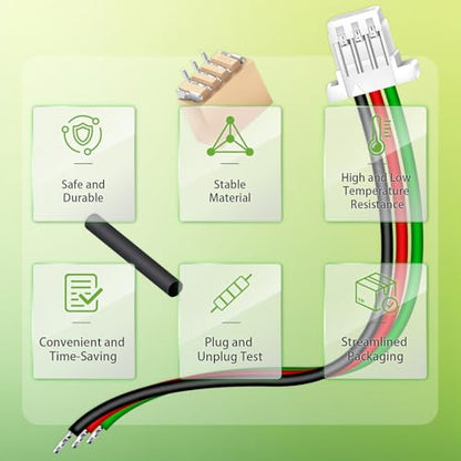 15 Sets/60 Pcs Mini Micro JST-SH-SMD-HHR 1.0mm 3-Pin Connector Kit | Premium Automotive Wiring, Heavy Duty Terminals, Reliable Circuit Board, High Temperature Housing, Easy Project Assembly - size: 3-Pin, style: JST-SH-HHR