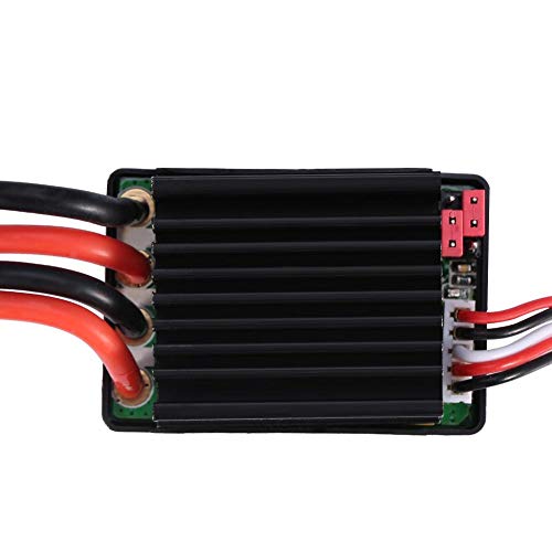 Jectse ESC Brushed 320A, Professional Electronic Speed Controller Two Way,RC Accessory Suitable for RC Cars Model and Ship Boats Multifunction Servo Tester