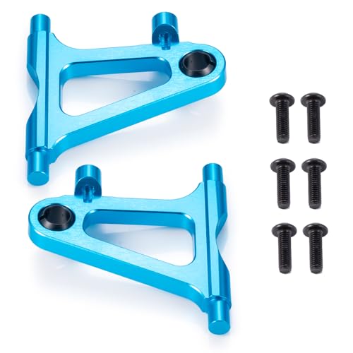 RC Aluminum Alloy TT02 Front Lower Arm Set Suspension A-Arms Kit Compatible with Tamiya TT02 TT02B 1/10 RC On Road Touring Car Upgrade Parts