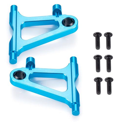 RC Aluminum Alloy TT02 Front Lower Arm Set Suspension A-Arms Kit Compatible with Tamiya TT02 TT02B 1/10 RC On Road Touring Car Upgrade Parts