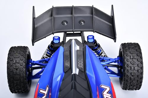 Aluminum 7075 Alloy Front & Rear Shock Cap Protector for Arrma 1:14 Typhon GROM / 1:16 Mojave GROM / 1:18 Granite GROM Small-Scale Monster Truck Upgrades - Blue