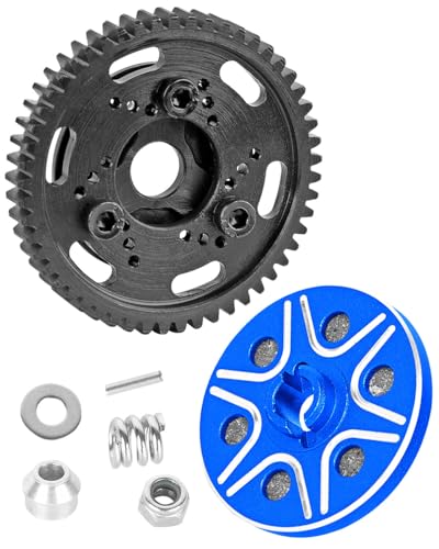 RCMYou RC 52T Slipper Clutch (0.8Mod) Transmission Gears Spur Gear Upgrades Part for 1/10 Slash 2wd VXL/Rustler 2wd VXL/Stampede 2wd VXL/Bandit 2wd VXL,Navy Blue - color: Navy Blue - (Upgrades)