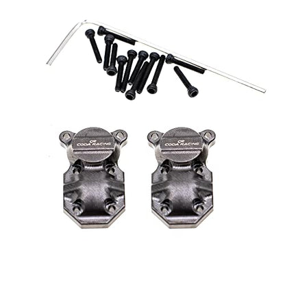 Brass Diff Cover Front&Rear for AXIAL SCX24 Deadbolt C10 Gladiator Brocon Upgrades 1/24 RC Crawler Car