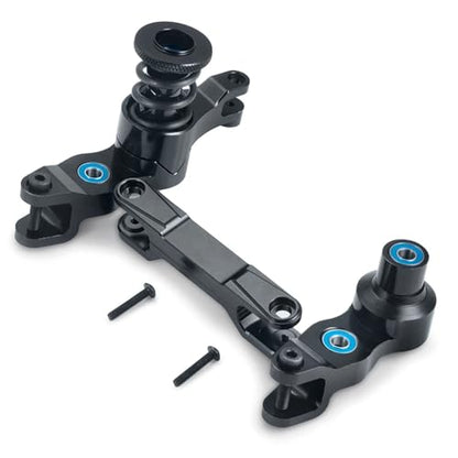 RC Upgrade Accessories for X-Maxx 1/5 RC Car Monster Truck Upgrade Parts Metal Steering Assembly Bellcranks Support Servo Saver for Spring Bearings