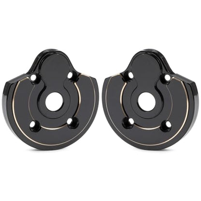 Heavy Brass Weights Front Rear Portal Cover for Capra SCX10 III AR45P CP43 | Weight 108g, Black Hard Coating, Fits 1/10 RC Crawler 4WS LCG Comp Builds