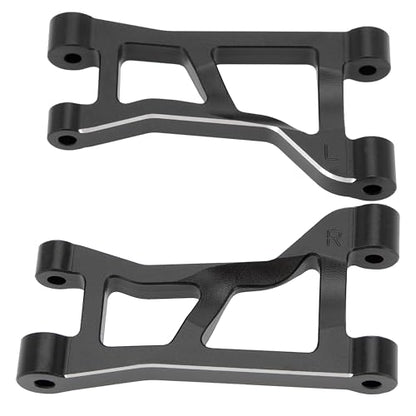 MEUS RACING Aluminum Suspension Arms Kit for Traxxas 1/16 Mini Maxx Upgrade Parts #10731 (Black) - color: Black